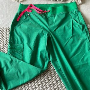 FIGS safety green Zamora jogger